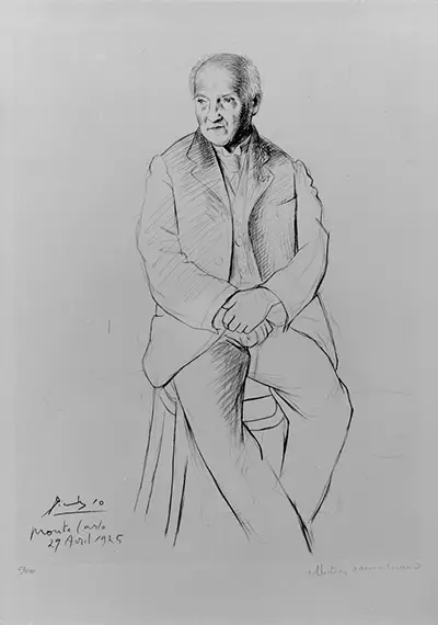 Portrait of La Scala Master of Ballet Pablo Picasso